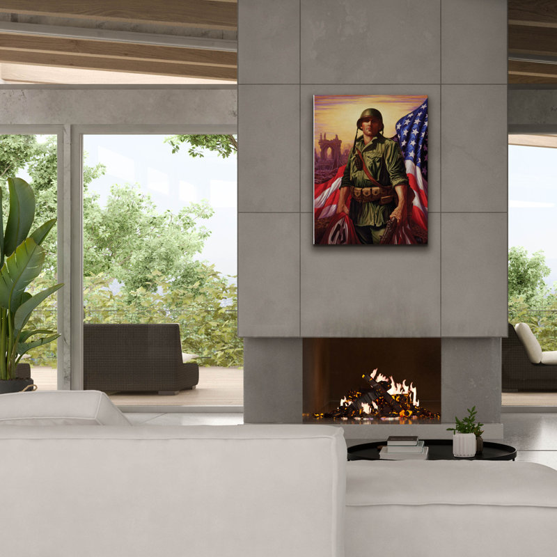 «Liberty» par Christopher Nick, art mural sur toile, 26 po x 34 po