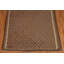Tapis brun tissé à la main Kilim 7 x 10