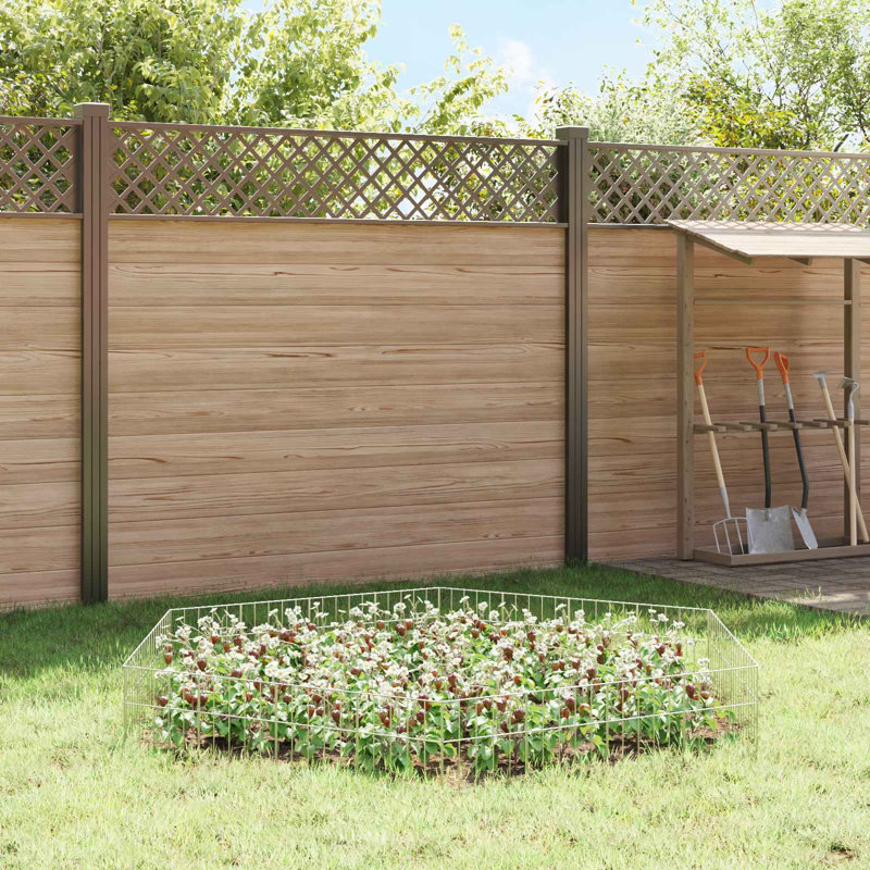 Galvanised Steel Fencing Kits, 30cm H x 25cm W