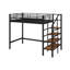 Lit mezzanine simple en métal avec tablette-99016606