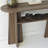 Arco Modern Console Table with Open Shelf and Walnut Finish 47.2" W