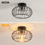 28CM Crystal Iron Small Flush Mount-1077437029