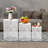 3PCS Metal Hollow-out End Table Set-561185226