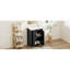 Meuble-lavabo vintage avec lavabo en céramique et grand rangement