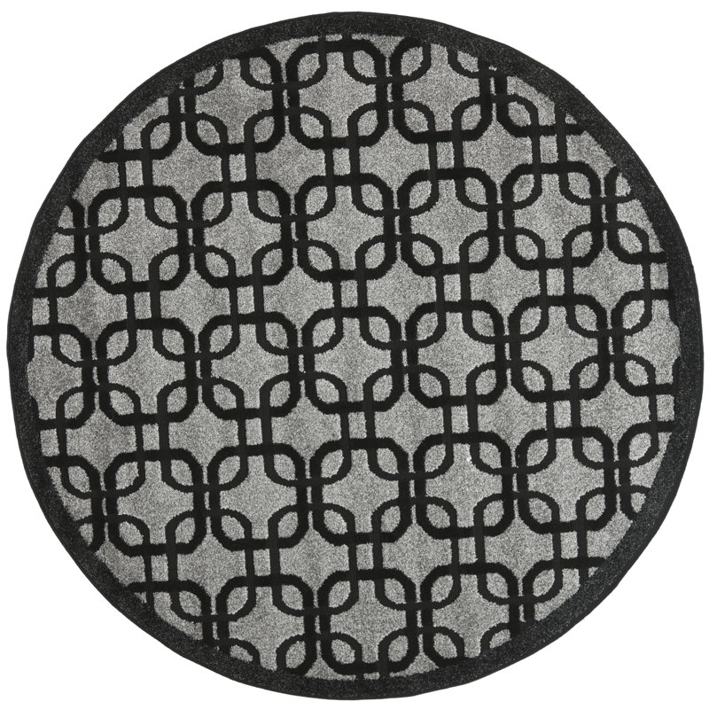 York Performance Geometric Rug, Round 6'7"
