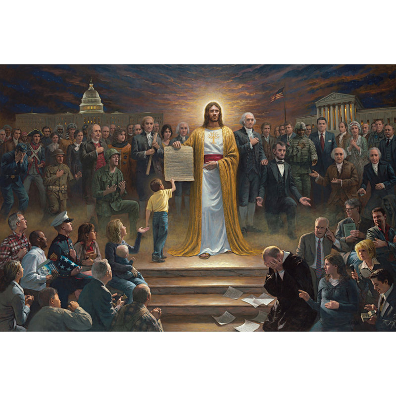One Nation Under God, H 16 po x l 24 po