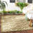 Arneshia Geometric Beige/Green Area Indoor/Outdoor Area Rug-20794064