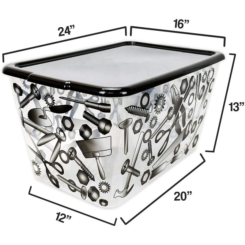 SimplyKleen Plastic Decorative Bins