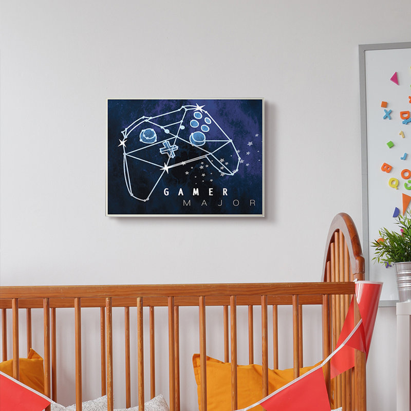 Gamer, Plaque murale, H 13 po x l 19 po x P 0,5 po
