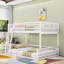 Lit superposé en bois polyvalent avec design et échelle détachables-977542817-977542818