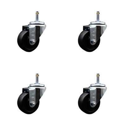 Soft Rubber Swivel Grip Ring Stem Caster