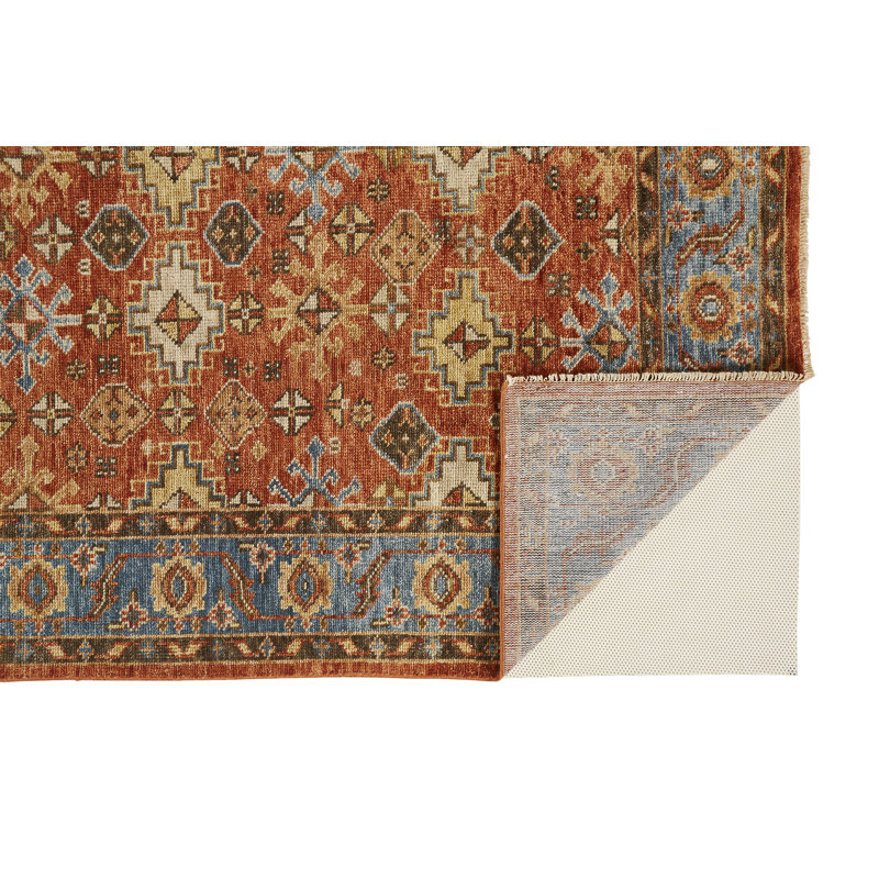 Carrington Hand Knotted Wool Oriental Area Rug, Rectangle 2' x 3'