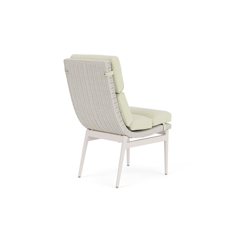 Cascade Outdoor Dining Side Chair, Bamboo Bay Meadow, Antique White