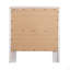 Table de chevet transitionnelle blanche élégante