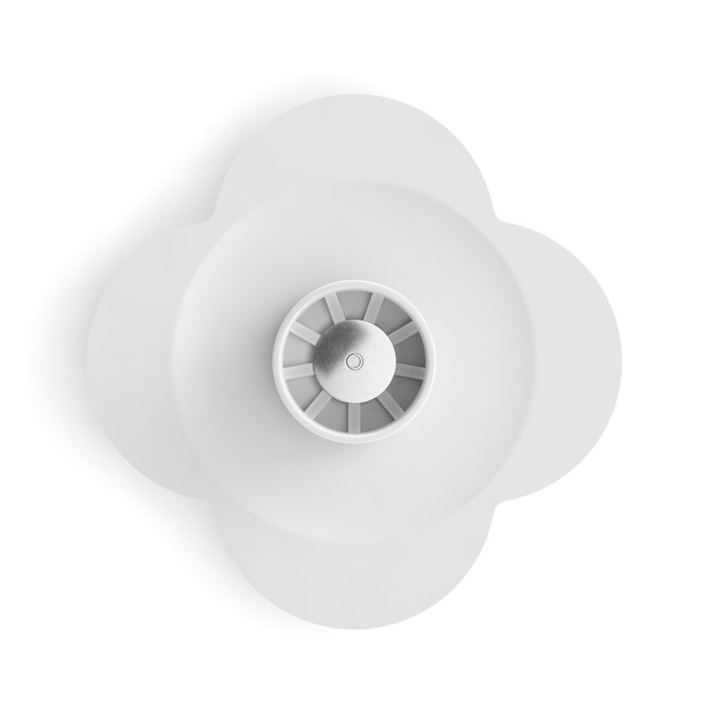 Bouchon de drain et récupérateur de cheveux Bloom pour douche, baignoire, Blanc