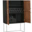 Armoire de bar 2 portes Washoe