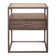Locust Grove Glass Top End Table with Storage
