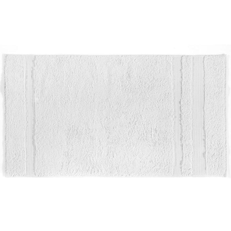 Luxurious Bath Towel, White, 27.6 x 55.1 inches | 60% Cotton / 40% Bamboo, 20.2 oz/sq ft | Soft, Absorbent, and Eco-Friendly | Machine Washable, Gentle Cycle | Perfect for Spa, Home, and Travel Use