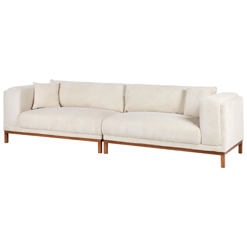 4 Seater Corduroy Sofa