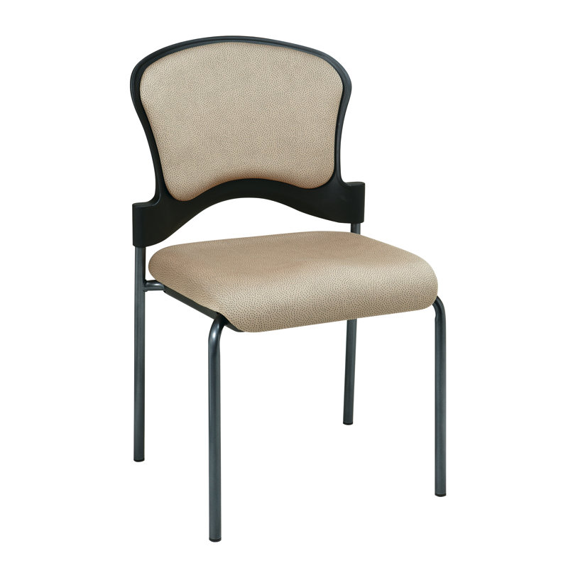 Chaise empilable avec coussin Barrios, FreeFlex brun clair, Sans accoudoirs, Sans roulettes