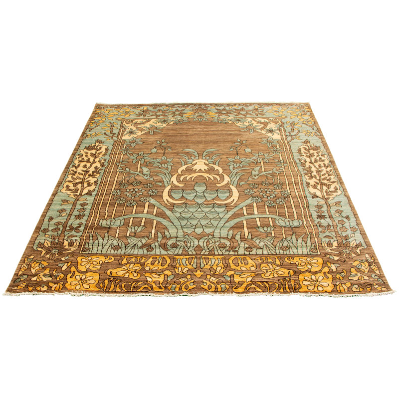 Buke One-of-a-Kind 8'4" X 9'10" New Age Wool Area Rug in