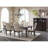 Transitional Style Grayish Brown Finish 1Pc Dining Table Draw Leaf Birch Veneer Traditional Dining Furniture