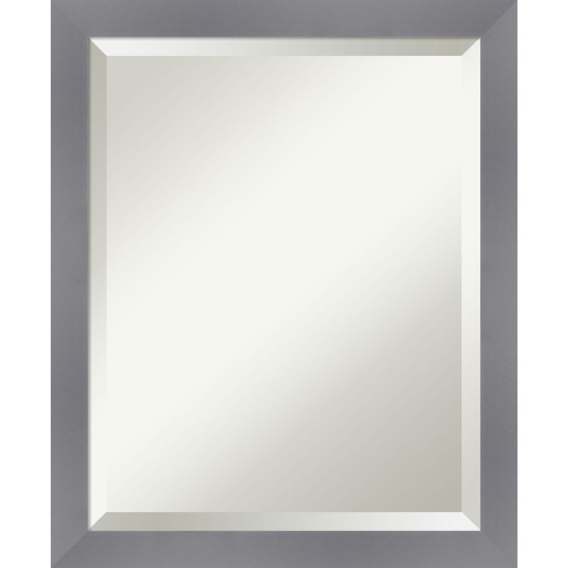 Ypsilanti Solid Wood Rectangle Wall Mirror, 22.5" x 18.5"