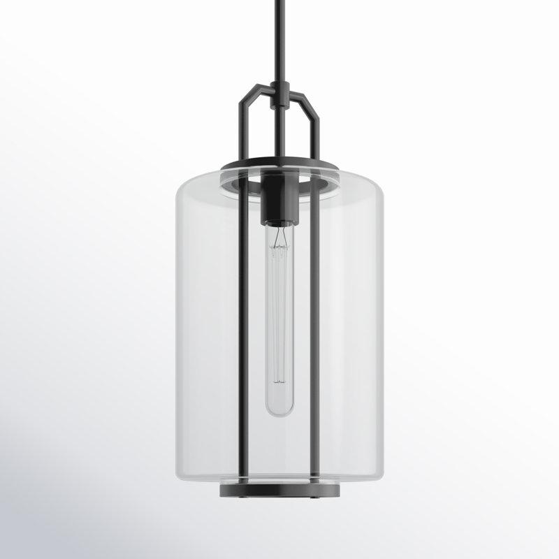 Bencomo 1 - Light Jar Pendant, Black