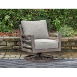 Franchette Outdoor Swivel Lounge With Cushion