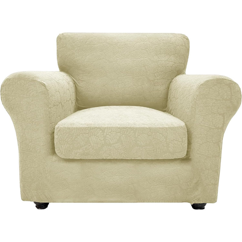 Sofa Slipcover, Beige Fabric