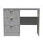 Las Vegas 3 Drawer Vanity in Graphite (Ready Assembled)-112672374