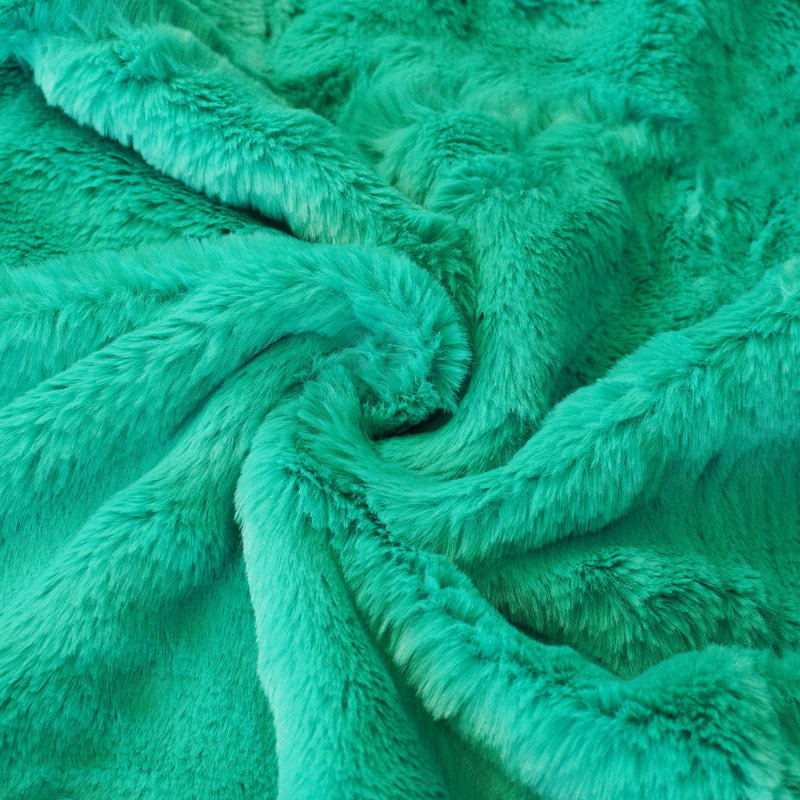 Knitted Throw Blanket, Green