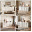 Ensemble de 3 buffets Monos avec portes, blancs-1917452087