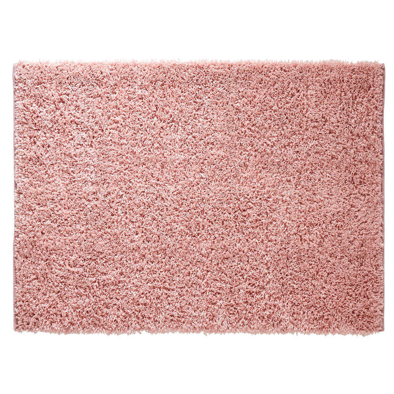 Tapis rosé fait à la main Mecosta, 60 po x 84 po