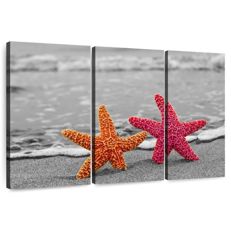 Nautical Starfish Duo, 24" H x 38" W