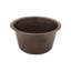 17" Large Round Hammered Copper Bar/Prep Sink