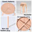 Ensemble de 6 tabourets empilables en métal, siège rond avec motif de tour Eiffel, chaises empilables portables, capacité de 200 lb, sans assemblage, pour salle de classe-126594298-125378193
