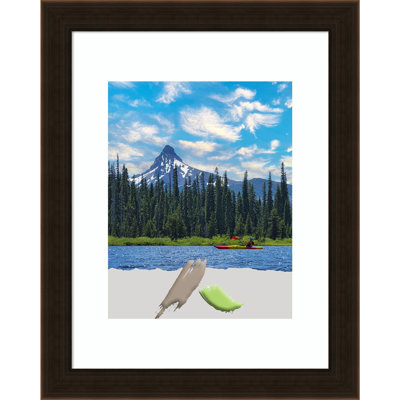 Randilyn Brown Wood Picture Frame with Mat