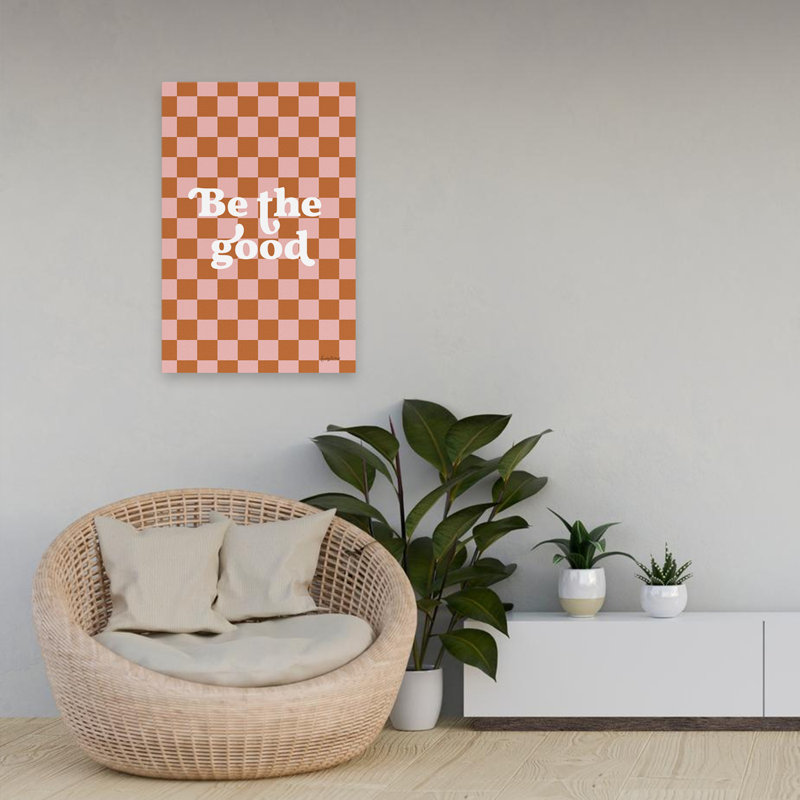 «Be The Good II», art inspirant des dames brunes, H 24 po x l 16 po