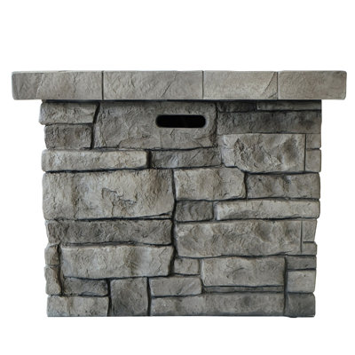SQUARE MGO FIRE PIT - 40000 BTU