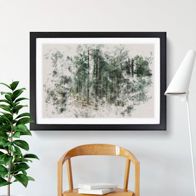 Conifer Tree Forest Vol.2 - Picture Frame Painting