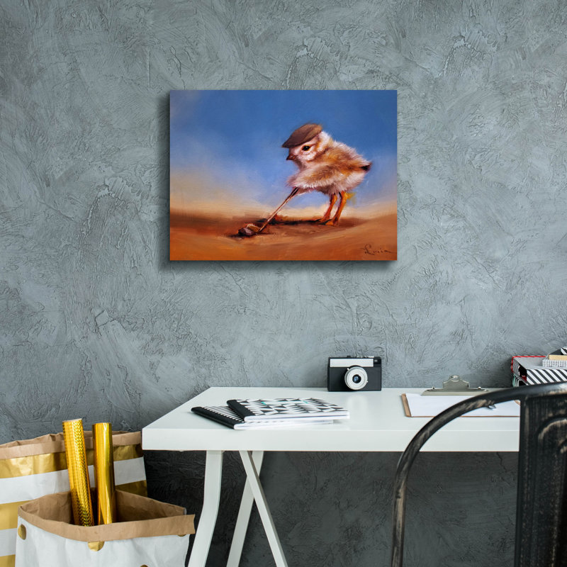 «Birdie Shot» par Lucia Heffernan, H 12 po x l 16 po x P 0,75 po