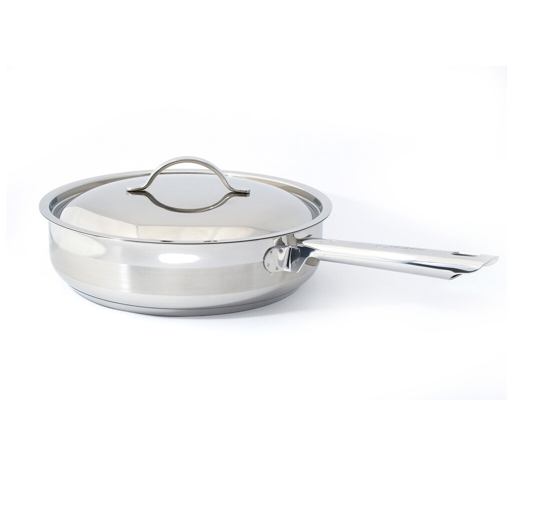 Cooks Standard Classic Stainless Steel Deep Lid 5 Quart/11-Inch Saute Pan,  5 Quart, Silver