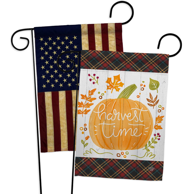 Double Sided 18.5'' H x 13'' W Polyester Garden Flag