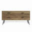 Commode 4 tiroirs, meuble télé 4 tiroirs pour commode, commode pour chambre à coucher, commode pour chambre à coucher, commode pour salon, couloir, l 47,2 po x P 15,7 po x H 23,6 po, noyer rustique