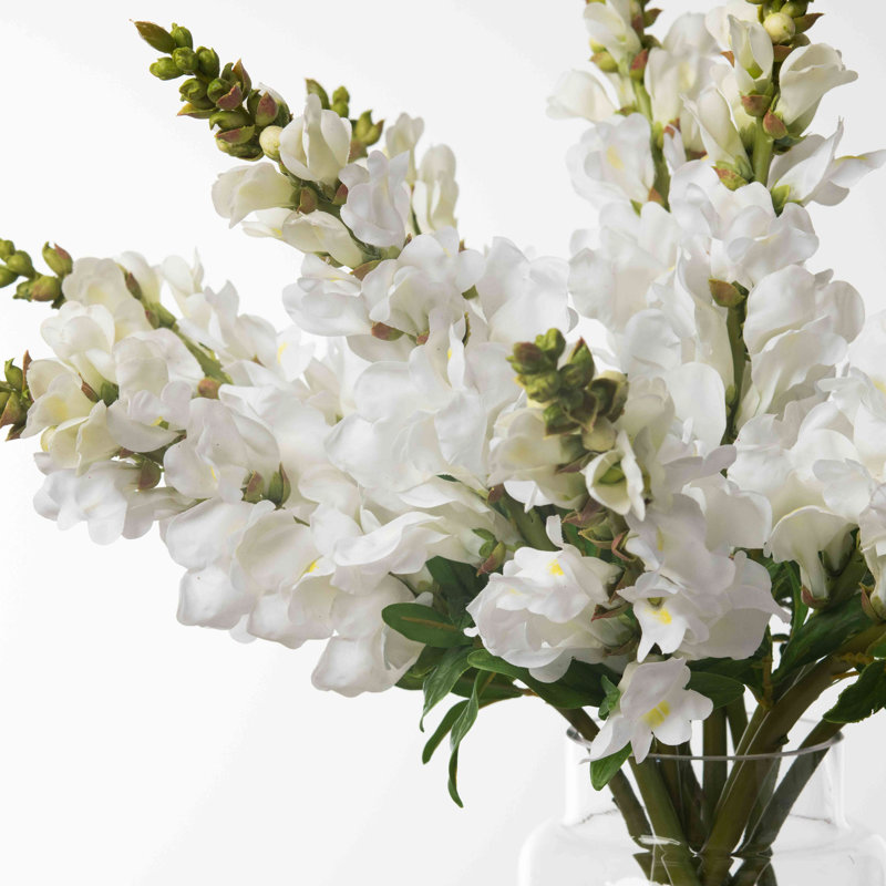 Real Touch Snapdragons Mixed Floral Arrangements in Vase