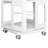 4-Tier All-Steel Rotating Bookshelf With 360° Wheels, Large Size Sturdy & Spacious Book Rack-512519651