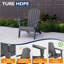 Ensemble de 4 chaises Adirondack pliantes