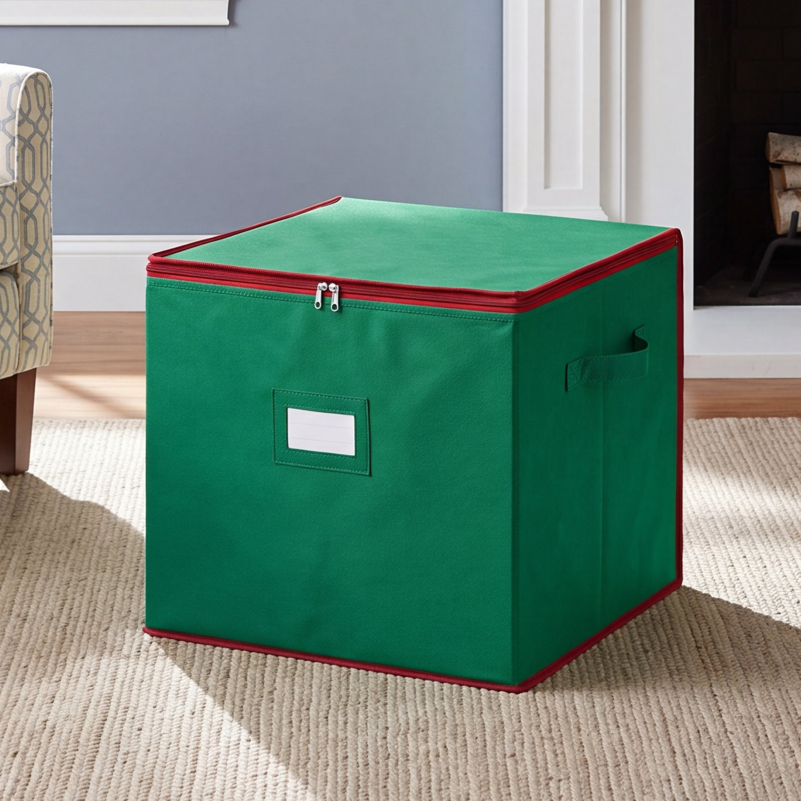 Aldeburgh Ornament Storage with Dividers, Green