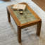 Table basse rétro en bois massif Retro